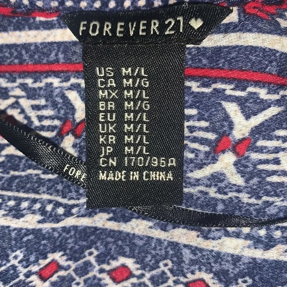 Forever 21 Ladies' Chiffon Kimono size M/L - Picture 6 of 6